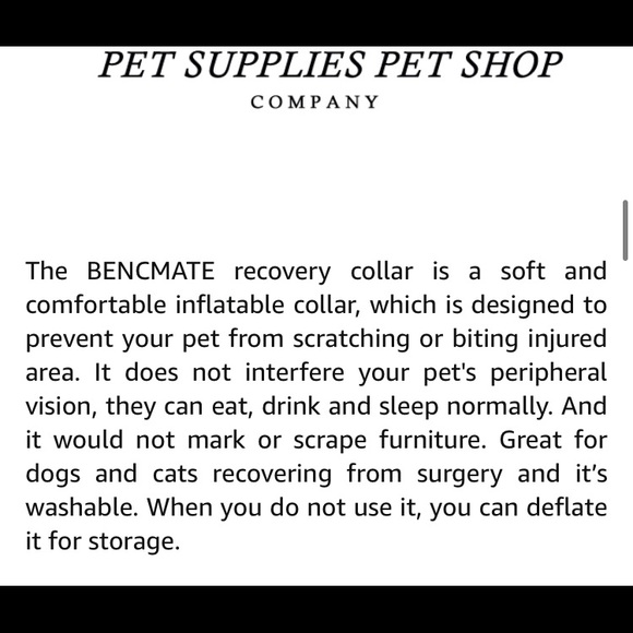 NWT Inflatable Protective Collar - Picture 8 of 10